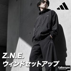 アディダス ZNE 送料無料 ウインドブレーカー 上下 セットアップ メンズ ブランド adidas フード付き フーディ 3L/4L