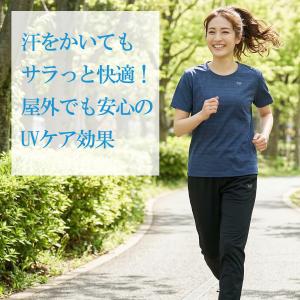 Tシャツ レディース 半袖 吸汗 速乾 吸水 ...の詳細画像3