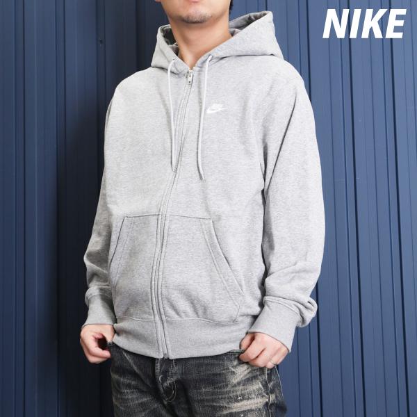 ナイキ スウェットジャケット メンズ ブランド NIKE クラブフリース FN3885 GRY 送料...