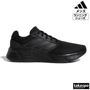 アディダス ランニングシューズ adidas ジョギング ウォーキング ストライプス サイドライン ギャラクシー6 GLX 6 GW4138 BLK 送料無料 新作｜takespo