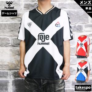 ヒュンメル Tシャツ メンズ 上 hummel 半袖 FOJE ゲームシャツ サッカー フォイエ HAG3022ZF 送料無料｜takespo