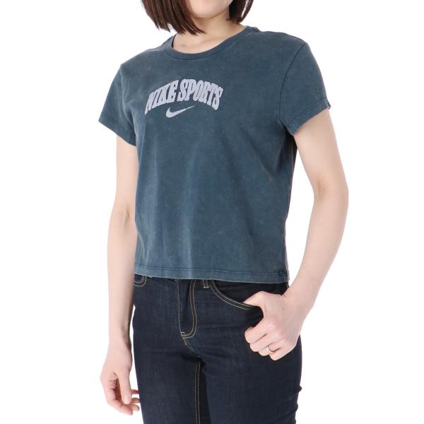 ナイキ Tシャツ レディース ブランド NIKE スポーツ IB7334 NV 3ds 半額 コット...