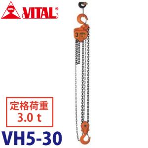 バイタル工業 VH5型チェーンブロック 3.0ton VH5-30｜taketop