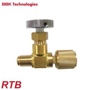 BBK リークテストアダプター RTB 仕様：1/4フレアオス×1/4フレアメス（ムシ押付）
