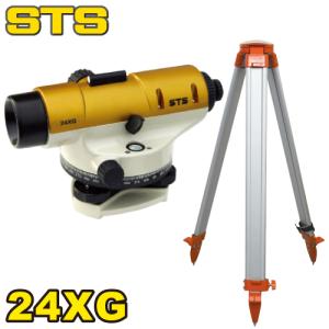 STS STSオートレベル 28XG 三脚付 標準偏差：±1.5mm 倍率：28倍 : 機械