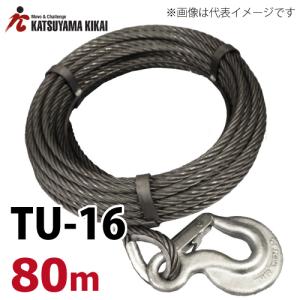 チルホール TU-16W ワイヤーロープ20m付 携帯ウイン TU16シリーズ