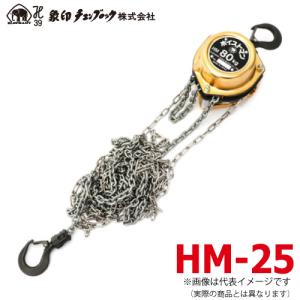 象印 チェンブロック HM 小型軽量 チェーンブロック 定格負荷0.5ｔ 象印チェンブロック HM-15 HM型 ホイストマン 150kg 揚程2.5m 小型