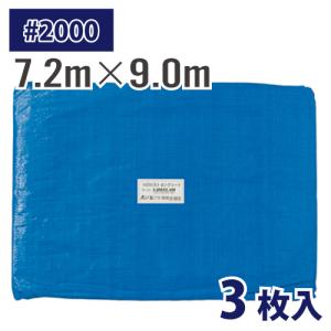 配送先法人限定) ブルーシート #3000 10m×10m 2枚入 厚み約0.23mm 厚手
