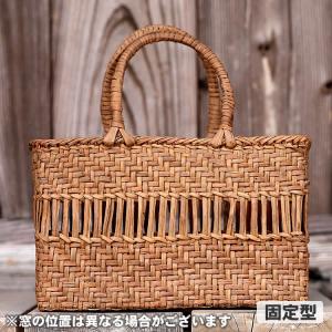 受注生産 お届けまで約1〜2ヶ月）山ぶどう棚編み手提げ籠バッグ 国産
