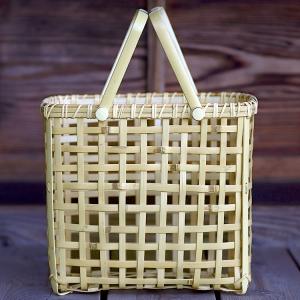 一閑張り買い物かご（大） : 虎斑竹専門店 竹虎 - 通販 - Yahoo