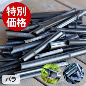 （訳ありアウトレットSALE）折れて不揃いな形の飾り丸竹炭（バラ）１kg 国産竹炭