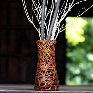 虎竹花籠 三連花入 : 虎斑竹専門店 竹虎 - 通販 - Yahoo!ショッピング