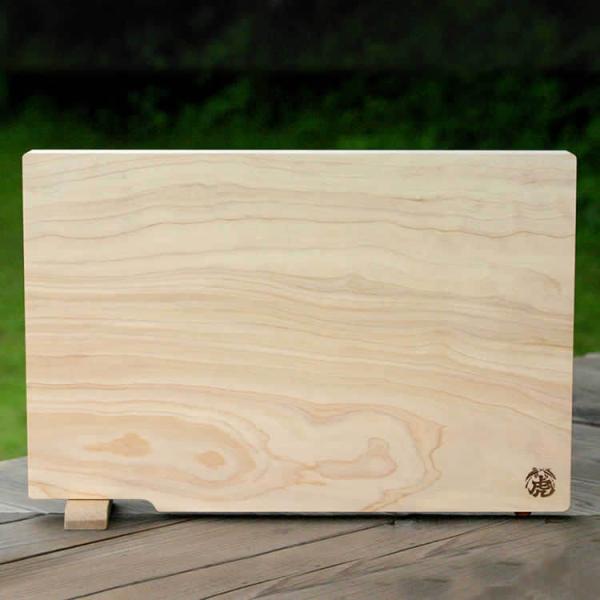 （土佐龍×竹虎）四万十ひのき自立型スタンドまな板（中） 竹虎オリジナル横置き型 池龍昇さん厳選 抗菌...