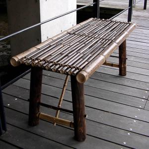 虎竹縁台(折り畳み式)小の商品画像