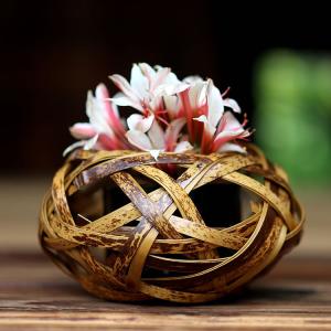 蹲（うずくまる）花入 信楽 香舟作（紙箱） : 茶道具 銘茶 左座園
