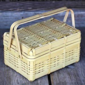 白竹ピクニックバスケット（中） : 虎斑竹専門店 竹虎 - 通販 - Yahoo