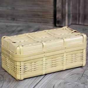 岩手県二戸 鳥越竹細工 スズ竹(篠竹) 弁当箱 四角形 : おまめ - 通販