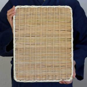 国産 日本製）四ツ目竹ざる 40cm 竹笊 竹ザル 通気性 ドライフルーツ
