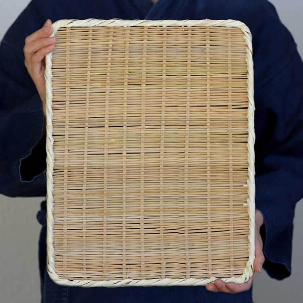 国産 角竹ざる（特大）