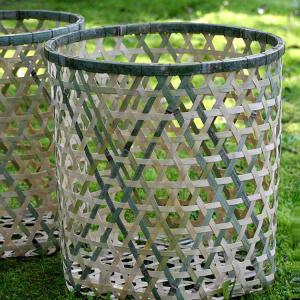 竹製の玉入れかご、運動会を昔ながらの竹編み籠が応援します : 虎斑竹