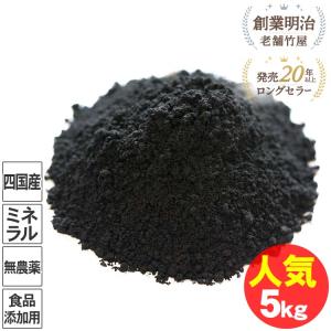 竹炭パウダー（15ミクロン）5kg チャコールクレンズ 美容健康 食用 食べる炭 無味無臭 活性炭 ダイエット モノクロスイーツ お菓子作り 洗顔 歯磨き 抗菌