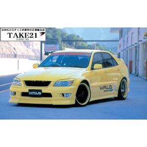 【T21】WALD ヴァルド GXE/SXE10 アルテッツァ フロントスポイラー ハーフ エアロ ...