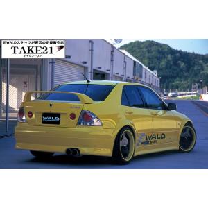 【T21】WALD ヴァルド GXE/SXE10 アルテッツァ リアスカート ハーフ 開口部シングル...