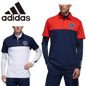 40％オフ アディダス ゴルフ メンズ  シャツ　 レイヤードシャツ  アディクロス ADICROSS 半袖  ポロシャツ 【FVE44】adidas golf 【19SS】【あす楽対応】【smtb