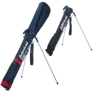 アドミラル ゴルフ セルフスタンド メンズ レディース セルフキャディー スタンド バッグ ロゴ クラブケース Admiral Golf 黒 ブラック トリコロール ADMG1AK3