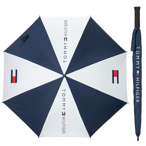 トミーヒルフィガー ゴルフ 傘 かさ 晴雨兼用 ジャンプ式 ジャンプ傘 軽量 遮熱 遮光 UVカット...
