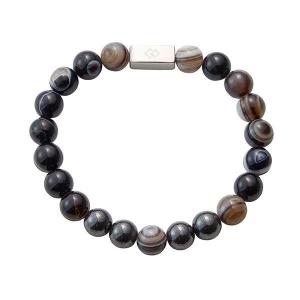 コラントッテ ループ REI メンズ レディース 磁気 ブレスレット colantotte コリ 緩和 血行改善 腕輪 数珠ブレスレット 天然石 天眼石 テンガンセキ 魔除け 仕事