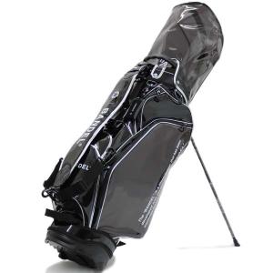 バンデル ゴルフ キャディバッグ スタンドバッグ スタンド 半透明 クリア 約3.9kg 9.5型 レア ブランド モノトーン 黒 BG-GB002 BANDEL｜takeuchi-golf