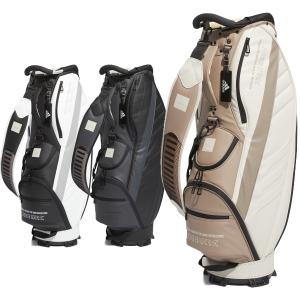 アディダス ゴルフ キャディバッグ メンズ カートバッグ ヴァーサタイルデザイン 9型 3.7kg 47インチ対応 レア ブランド 白 黒 茶 adidas golf QF512