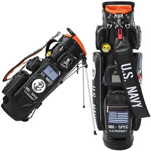 アーミーベースコレクション ゴルフ キャディバッグ スタンドバッグ スタンド 約3.8kg 9.0型 5分割 ブラック レア ブランド ABC-054SB ARMY BASE キャディーバッ｜takeuchi-golf