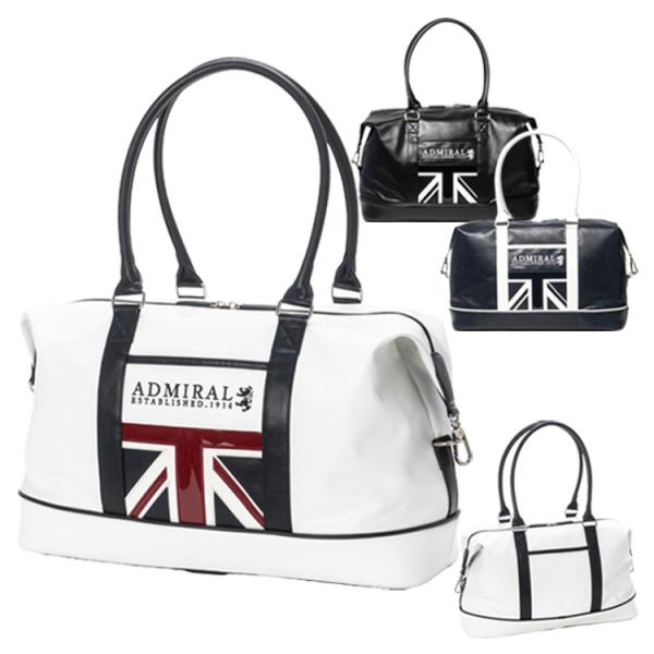 アドミラルゴルフ ボストンバッグ メンズ レディース バッグ ファスナー付き レザー ゴルフバッグ ...