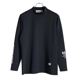 DECEMBERMAY（ディセンバーメイ） 長袖ハイネックシャツ 黒×ライト