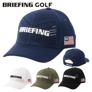 ブリーフィング ゴルフ キャップ メンズ メッシュキャップ 帽子 ベルクロ仕様 サイズ調整 メッシュ ゴルフウェア 無地 ロゴ ブランド BRIEFING GOLF BRG241MA3｜takeuchi-golf