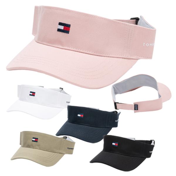 トミーヒルフィガー ゴルフ サンバイザー メンズ レディース 帽子 バイザー ロゴ ゴルフバイザー ...