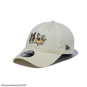 ニューエラ キャップ コラボ メンズ レディース 帽子 ポケモン モルペコ ワンパチ 9TWENTY 14124360 NEW ERA 無地 ブランド シール クロスストラップ｜takeuchi-golf