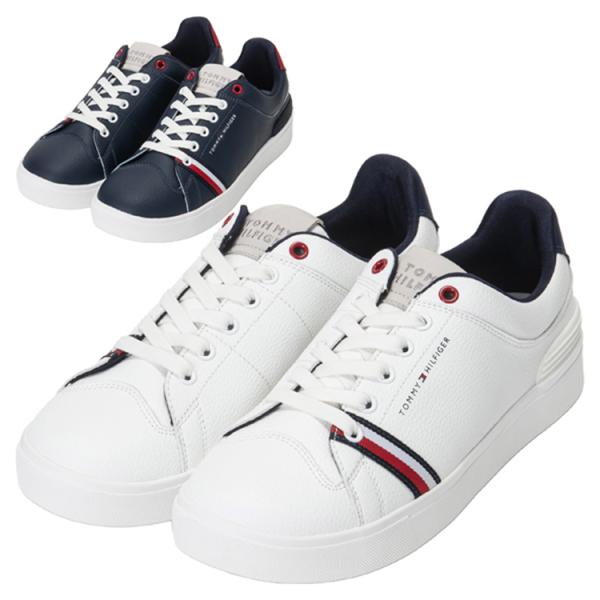 トミーヒルフィガー ゴルフ シューズ 靴 メンズ レディース スパイクレス 紐 シューレース ゴルフ...