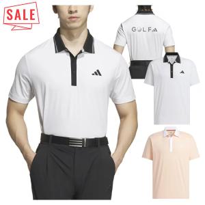新品　アディダス　 ゴルフ ポロシャツ スカート 上下セット M adidas（アディダス） ゴルフウェア IKK68 3ストライプス メッシュ