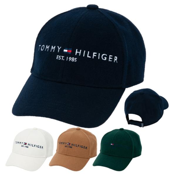トミーヒルフィガー ゴルフ キャップ メンズ レディース 帽子 ゴルフキャップ サイズ調節 起毛 無...