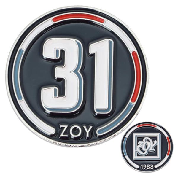 ゾーイ ゴルフ マーカー メンズ レディース メタルマーカー コインマーカー メタル 軽量 ロゴ ブ...