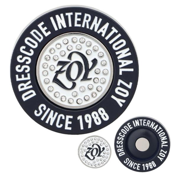 ゾーイ ゴルフ マーカー メンズ レディース メタルマーカー ペアマーカー コインマーカー マグネッ...