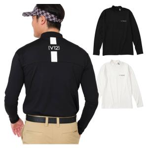 V12（ヴィ・トゥエルヴ） クーポン有 ゴルフ メンズ モックネック 長袖