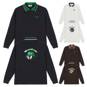 ワック ゴルフ ポロシャツ メンズ 長袖 シャツ ポロ UVカット ストレッチ ゴルフウェア 無地 春 秋 冬 ブランド 072254032 WAAC ワック ゴルフ ポロシャツ メンズ 長袖 シャツ ポロ UVカット