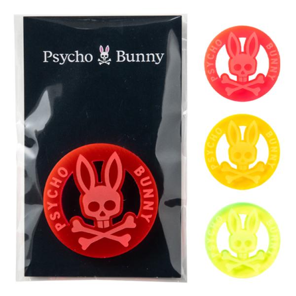 サイコバニー ゴルフ マーカー メンズ レディース ボールマーカー メタクリル樹脂 ゴルフ用品 ブラ...