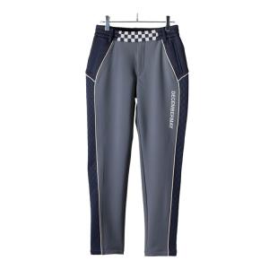 超美品】ハチヤーズ パンツ 黒 太ももロゴワッペン 裏起毛 ストレッチ