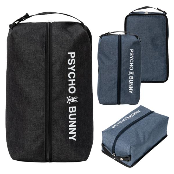 サイコバニー ゴルフ シューズバッグ メンズ レディース シューズケース 靴入れ ファスナー付き ゴ...