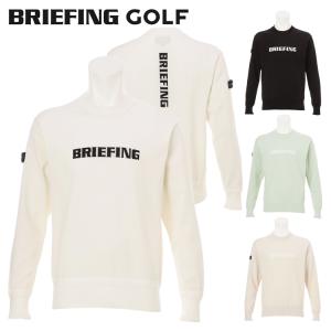 BRIEFING ブリーフィング　ニット　ロゴ　セーター　ホワイト　白　メンズ BRIEFING（ブリーフィング） （メンズ）ゴルフウェア ビッグロゴ